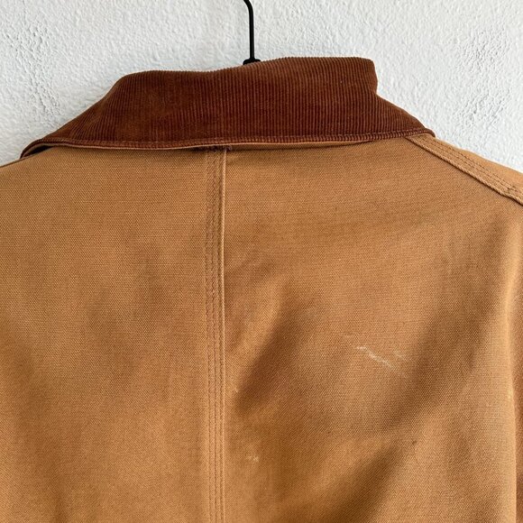 Vtg Carhartt Coat Arctic Quilt Lined Rancher Duck Canvas Chore Workwear - Picture 8 of 15
